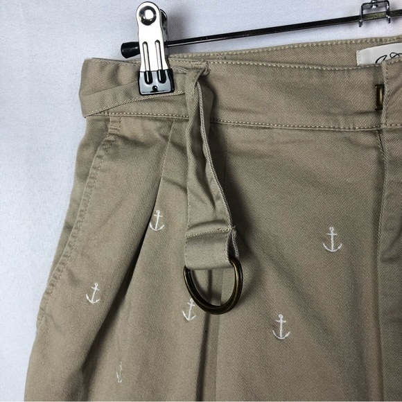 J. Crew D-Ring Anchor Print High Rise Shorts 2 - Picture 4 of 5